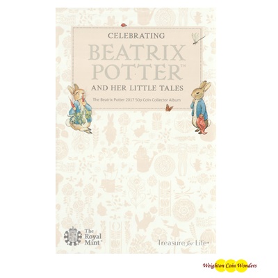 2017 50p 4-Coin Collection - The Beatrix Potter Album - Click Image to Close